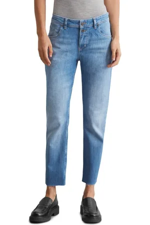 Marc O’ Polo Boyfriend-Jeans mit zwei Knöpfen