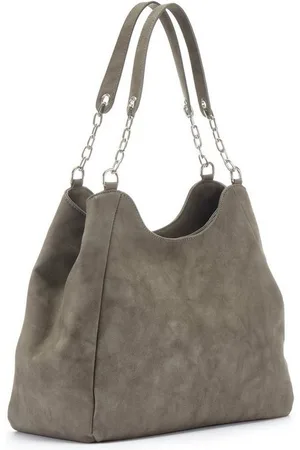 vivance collection Henkeltasche Schultertasche, mit silberfarbenen Details, Damentasche, Shopper, Handtasche VEGAN
