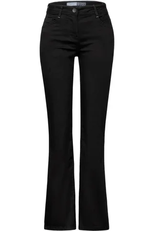 CECIL Bootcut-Jeans - Toronto - Slim Fit, High Waist, Schwarze Waschung - Verkäufer: Schneider Fashion Store