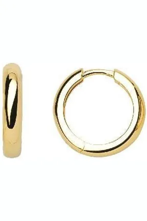 Xenox Paar Creolen Creolen Damen "Modern Classic Basic" Silber vergoldet - Verkäufer: JUWEDI.DE