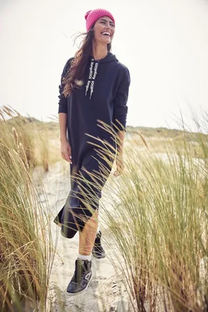 KangaROOS Sweatkleid mit Seitenschlitzen