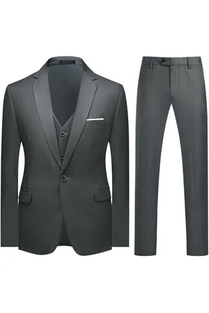 Allthemen Anzug (3 tlg, Anzug Set) Herren Slim Fit Anzüge Komplett 3 Teilig moderner Businessanzug - Verkäufer: