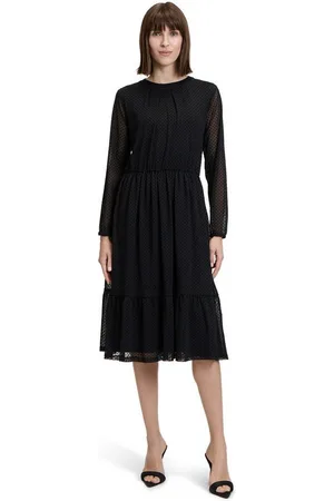 Betty & Co Sommerkleid Betty & Co Stufenkleid langarm Druck