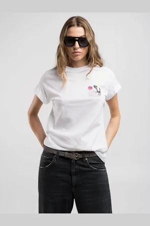 Replay T-Shirt mit umgeschlagenen Ärmeln