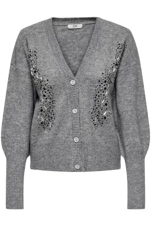 JACQUELINE DE YONG Cardigan Strickjacke V-Ausschnitt Knopfleiste Bündchen JDYBRIDGET L/S V-NECK BLING CARDIGAN KNT - Verkäufer: ARIZONAS