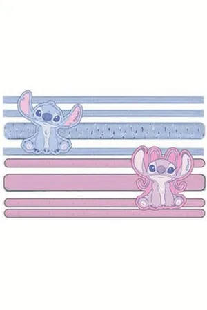Disney Haargummi Kinder-Haar-Accessoires Elastische Bänder 8 Stück Stitch, Set - Verkäufer: Diademita