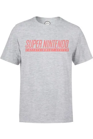 Nintendo Print-Shirt SUPER T-SHIRT grey Gr.L XXL - Verkäufer: coole-fun-t-shirts