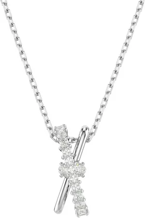 Swarovski Kette mit Anhänger Schmuck Geschenk Halskette Hyperbola Twist, 5689723, 5689788, mit ® Zirkonia (synth)