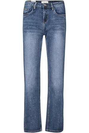 Cartoon Regular-fit-Jeans Regular Fit-Jeans mit Strass