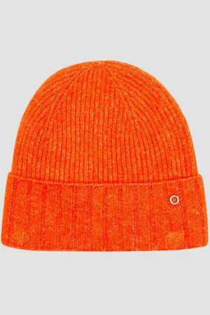 QS by s.Oliver Strickmütze Strickbeanie aus Wollmix mit Logo-Detail Logo - Verkäufer: