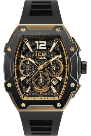 Ice-Watch Chronograph ICE boliday - Steel - Large - CH 024365, Armbanduhr, Quarzuhr, Herrenuhr, Silikonarmband, Stoppfunktion