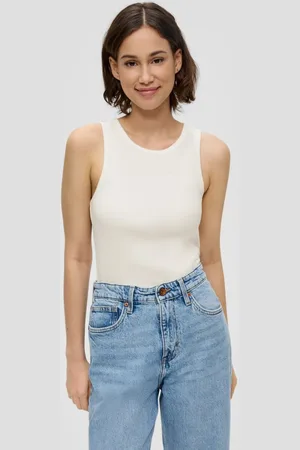 QS by s.Oliver Shirttop Tanktop aus Rippware - Verkäufer: s.Oliver