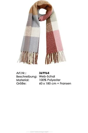 In Linea Schal Webschal 60/180 cm - Verkäufer: ahlert. mode im herzen.