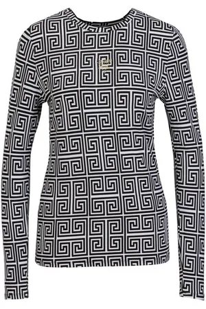 19V69 Italia Langarmshirt LETIZIA ORNAMENT Modisches Rundhalsshirt für Damen mit Ornamenten - Verkäufer: Marco GmbH