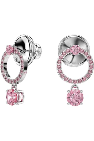 Swarovski Paar Ohrstecker Constella Pavé Attract Drop Circle, 5563278, 5723563, 5723565, mit ® Kristall