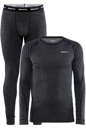 Craft Leggings CORE WOOL MERINO SET M BLACK MELANGE - Verkäufer: Supersportler