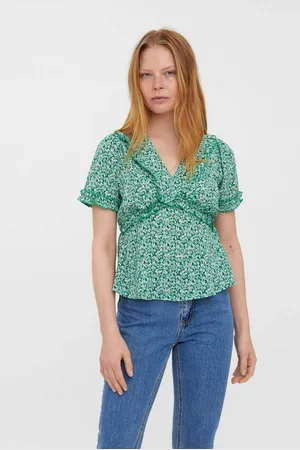 VERO MODA Funktionsshirt Splash (1-tlg) Rüschen - Verkäufer: Mary & Paul
