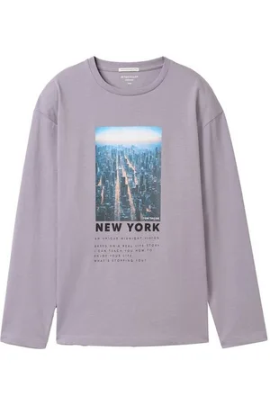 TOM TAILOR Langarmshirt Oversized Langarmshirt mit Print - Verkäufer: