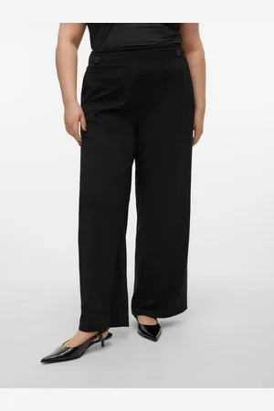 VERO MODA Anzughose VMCLIVA HW WIDE PANT CUR NOOS