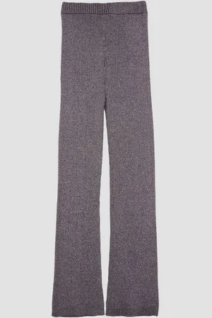 QS by s.Oliver Leggings Strickhose mit Flared Leg und Metallic-Effekt - Verkäufer: