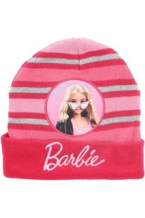 Barbie Baskenmütze Kinder Mütze Kuscheliges Warm mit Logo auf der Vorderseite Pink - Verkäufer: IM-Trading