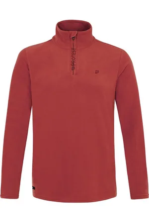 Protest Skianzug PERFECTO 1/4 zip top Barn Red - Verkäufer: Sport Hopfmann GmbH