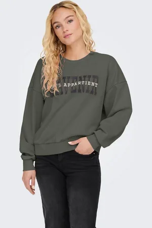 ONLY Sweatshirt ONLPENELOPE L/S BEADS O-NECK SWT