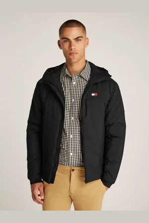Tommy Hilfiger Allwetterjacke TJM LT POLY JACKET EXT in Großen Größen, Logostickerei, Eingriffstaschen