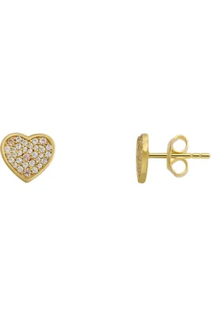 Xenox Paar Ohrstecker Ohrstecker Damen "Love Story" Silber vergoldet mit Zirkonia - Verkäufer: JUWEDI.DE