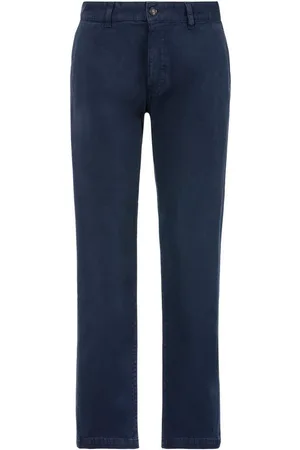 HUGO BOSS Chinohose Chino-Pleated mit Markenlogo