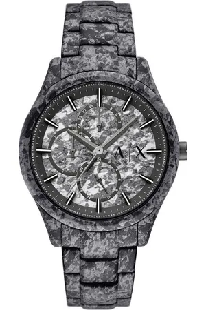 Armani Exchange Multifunktionsuhr AX1885, Armbanduhr, Herrenuhr, Edelstahlarmband, analog, Tag, Wochentag