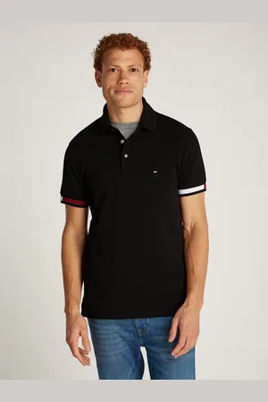 Tommy Hilfiger Poloshirt FLAG CUFF SLIM POLO mit Kontrast-Details