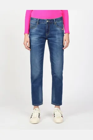 Gang Boyfriend-Jeans 94NADIA 5-Pocket Style mit Reißverschluss und Knopf