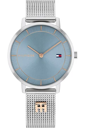 Tommy Hilfiger Quarzuhr TEA 1782738, Armbanduhr, Damenuhr, Edelstahlarmband, analog