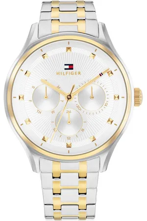 Tommy Hilfiger Multifunktionsuhr GIANNA 1782750, Quarzuhr, Armbanduhr, Damenuhr, Edelstahlarmband, analog, Tag