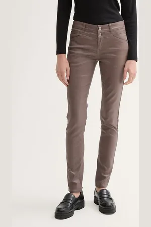 TOM TAILOR Skinny-fit-Jeans TTALEXA Coated Skinny Jeans in Leder-Optik - Verkäufer: