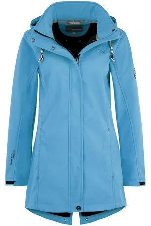 Blue Wave Softshellmantel Damen Softshelljacke Birgit - Outdoor-Jacke mit abnehmbarer Kapuze - Verkäufer: tomBrook GmbH