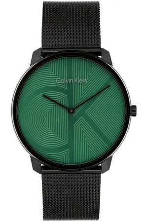 Calvin Klein Quarzuhr CK ICONIC 40 mm 25300013, Armbanduhr, Damenuhr, Herrenuhr, Edelstahlarmband, analog