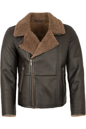 Jilani Lederjacke Aviator - Herren Lammfelljacke Lederjacke - Verkäufer: Lederjacken24