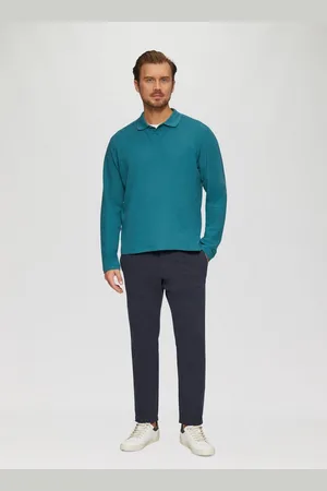 QS by s.Oliver Stoffhose Regular Fit: Strukturierte Chino aus Baumwollstretch Garment Dye - Verkäufer: