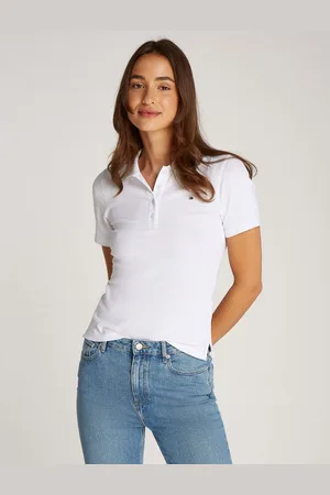 Tommy Hilfiger Poloshirt 1985 Slim Fit Pique Premium mit Logostickerei, mit Seitenschlitzen