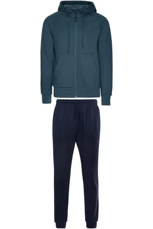 Trigema Freizeitanzug Jogginganzug mit Kapuze und Reißverschluss (1-tlg)