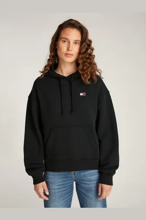 Tommy Hilfiger Kapuzensweatshirt TJW BXY BADGE HOODIE EXT in Großen Größen, Kapuze, Badge