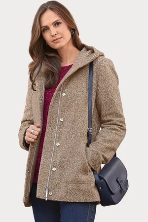 GOLDNER Winterjacke Unentbehrliche Boucle-Jacke mit feinen Details Ohne - Verkäufer: