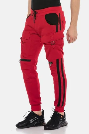Cipo & Baxx Trainingshose HOMEWEAR im sportlichen Look, CR125