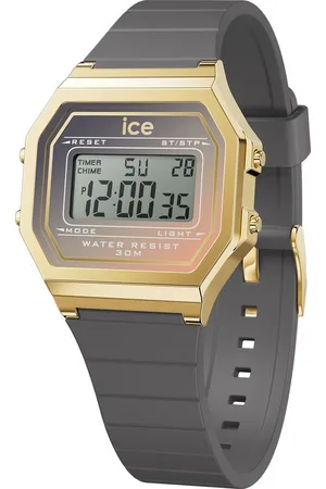 Ice-Watch Chronograph ICE digit retro sunset - Small 023310, Quarzuhr, Armbanduhr, Damenuhr, digital, Silikonarmband, Stoppfunktion