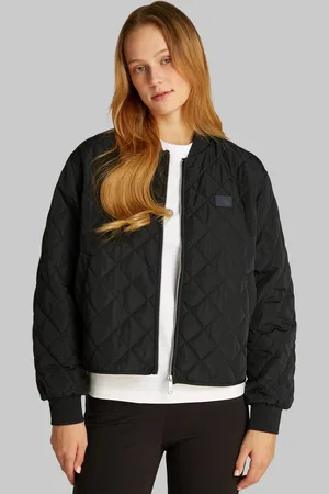 Calvin Klein Bomberjacke LW QUILTED JACKET mit Logodruck, mit Steppmuster