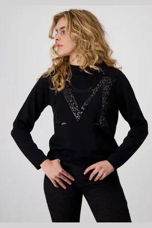 monari Sweatshirt mit Pailletten