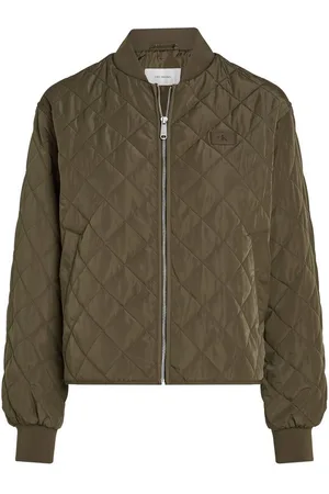 Calvin Klein Bomberjacke LW QUILTED JACKET mit Logodruck, mit Steppmuster