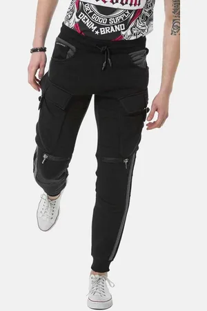 Cipo & Baxx Trainingshose HOMEWEAR im sportlichen Look, CR125A